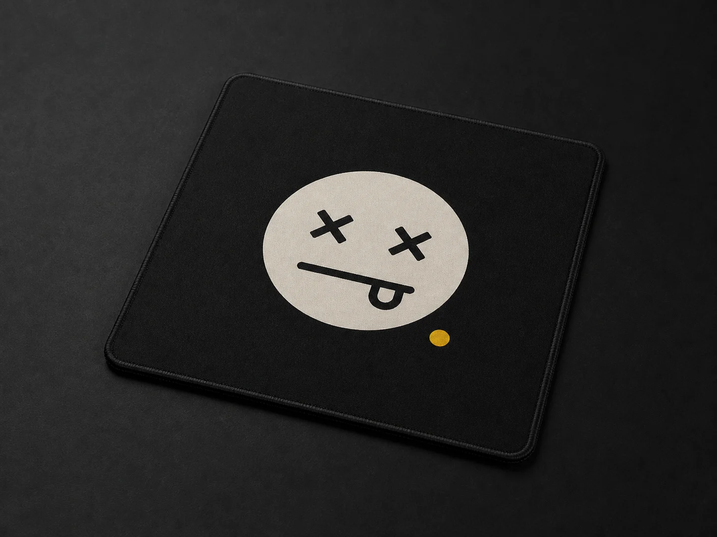 Deadpan Square Mouse Pad — Mouse pads